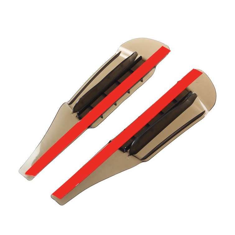 2 PCS Flexible Shielding Rain Board Rain Eyebrow with Wind Guide Apparatus for Car Rearview Mirrors(