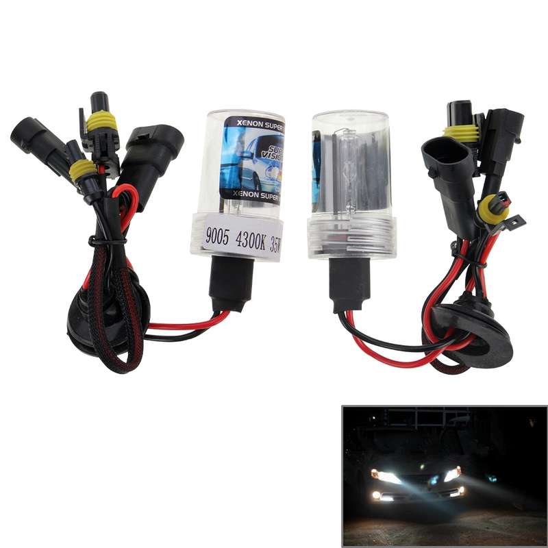 DC12V 35W HB3/9005 HID Xenon Light Single Beam Super Vision Waterproof Head Lamp, Color Temperature: