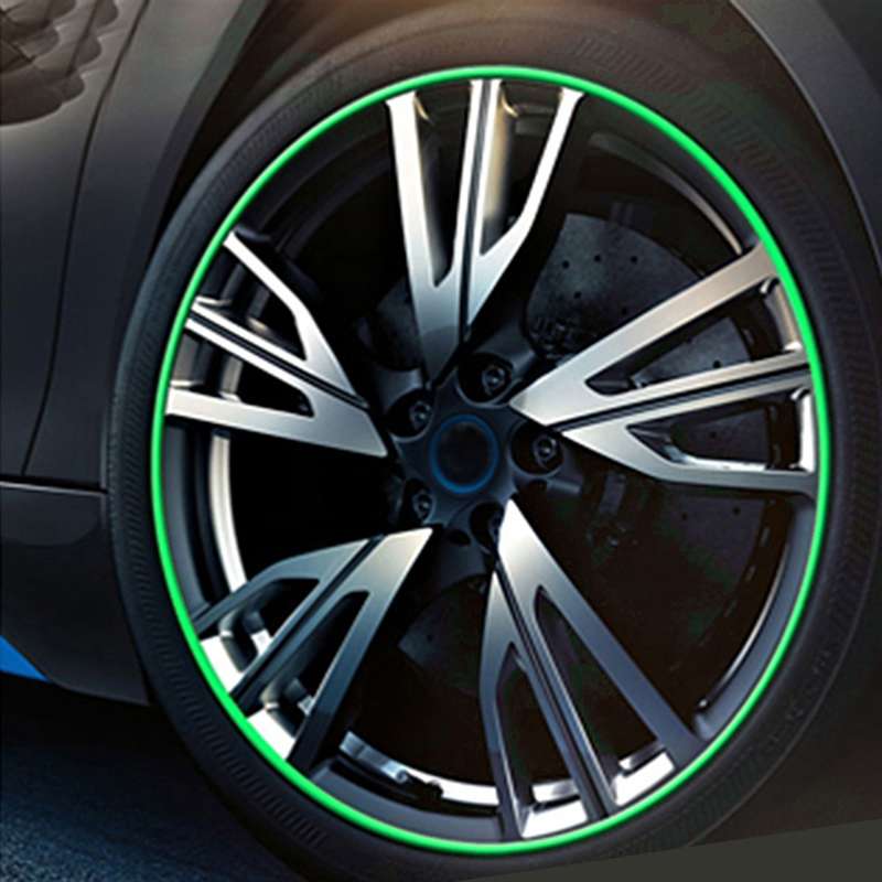 Universal Decorative Scratchproof Stickup 8M Flexible Car Wheel Hub TRIM Mouldings Decoration Strip(