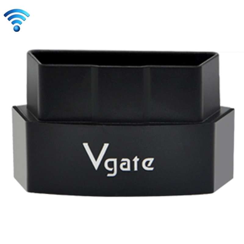 Super Mini Vgate iCar3 OBDII WiFi Car Scanner Tool, Support Android & iOS(Black)