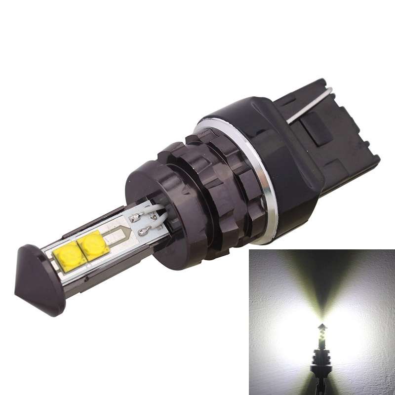 MZ T20 7440 20W 800LM White Light 4 XT-E LED Car Brake Light Daytime Running Light Bulb, DC 12-24V