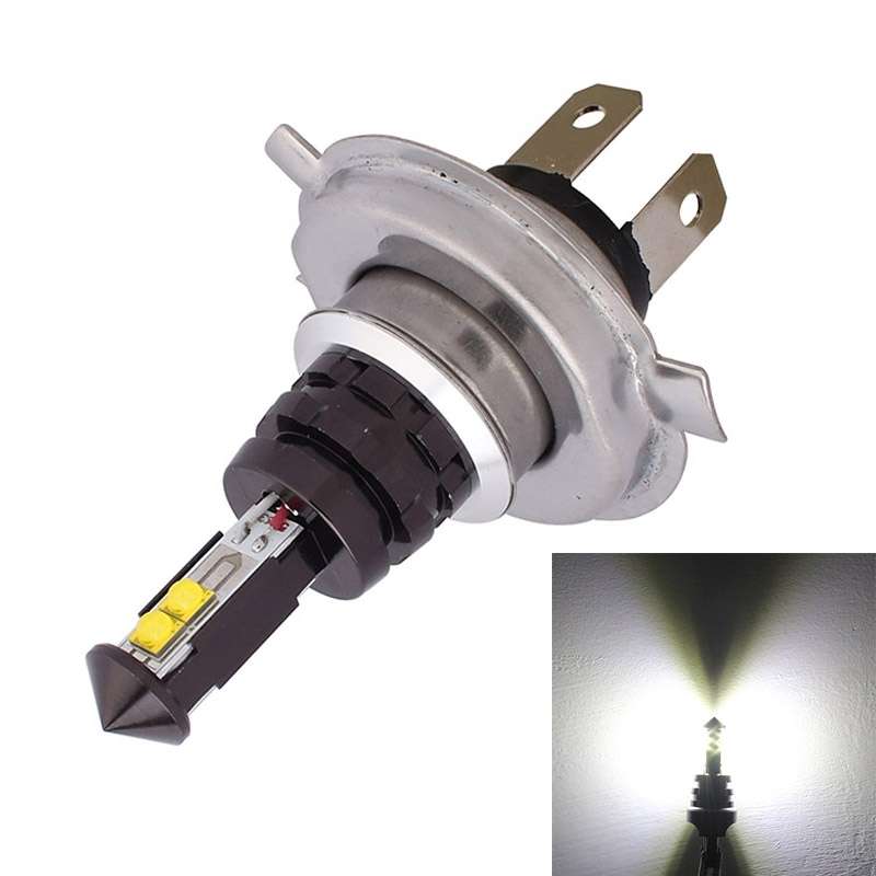 H4 20W 800LM White Light 4 XT-E LED Car Daytime Running Light Headlight Bulb, DC 12-24V