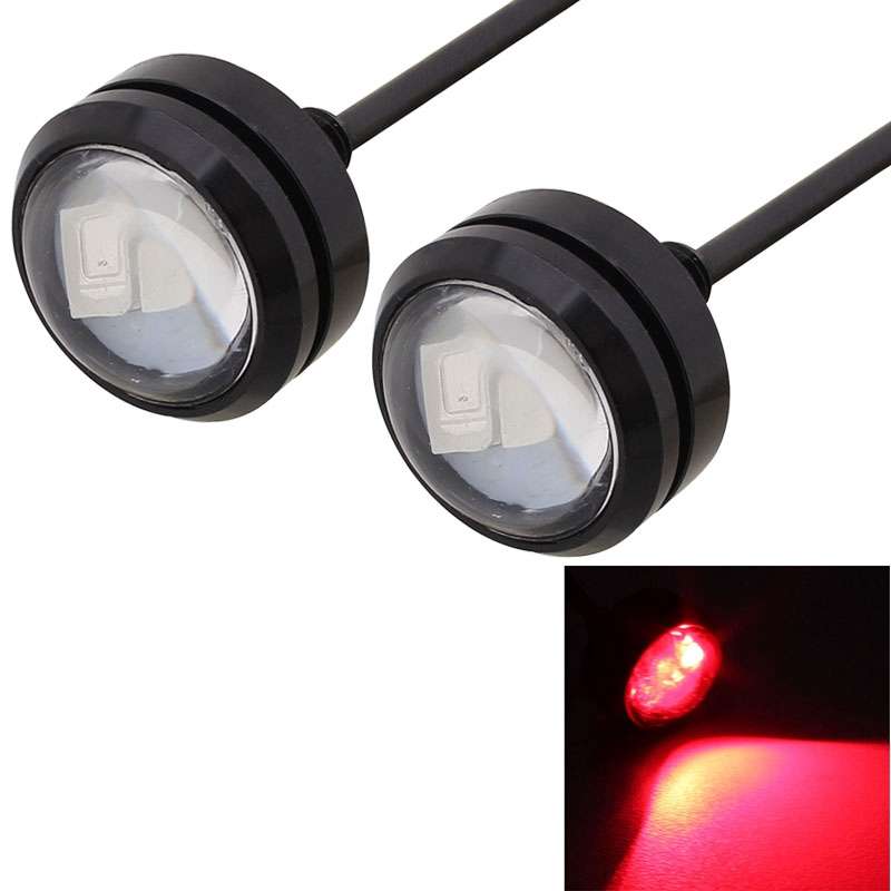 2 PCS 22.5mm 1.5W 150LM Blue Light 3 LED SMD 5630 Spotlight Eagle Eye Light Daytime Running Light fo