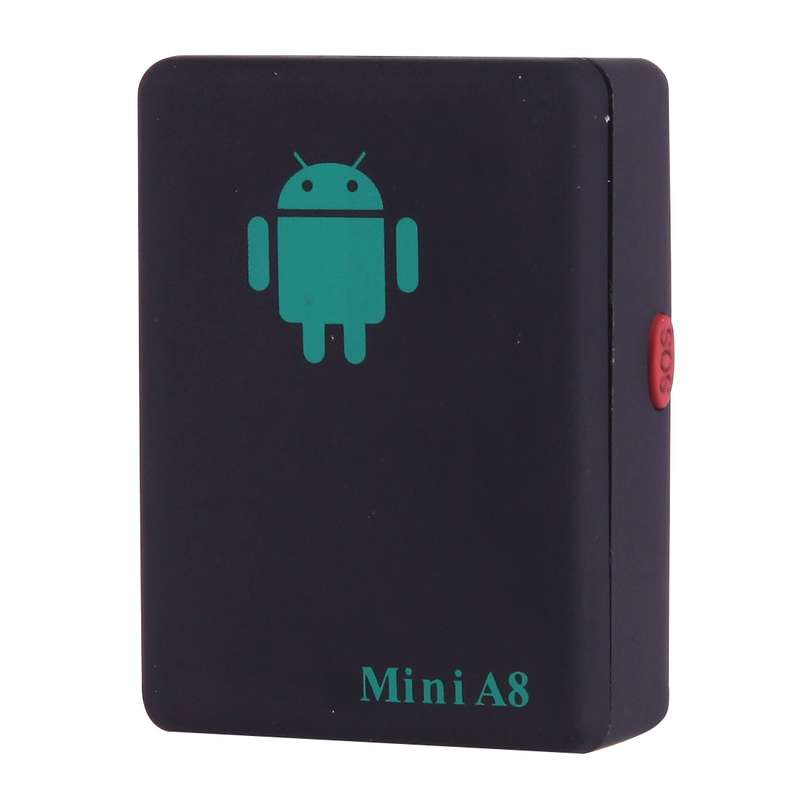 TRACKER Mini A8 Real Time 4 Bands Global Locator GSM/GPRS Tracker Tracking Device for Personal(Black