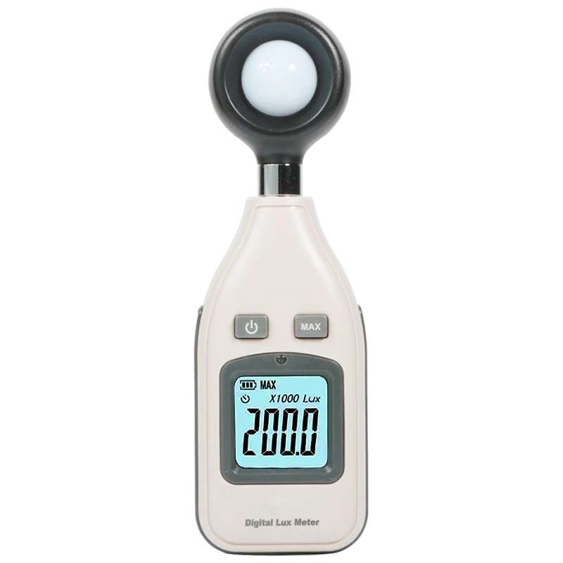 BENETECH Digital Light Lux Meter for Factory / School / House Various Occasion, Range: 0-200,000 Lux