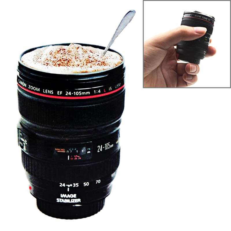 Mini Zoom EF 24-105mm f/4.0L USM Lens Coffee Thermos Cup Mug