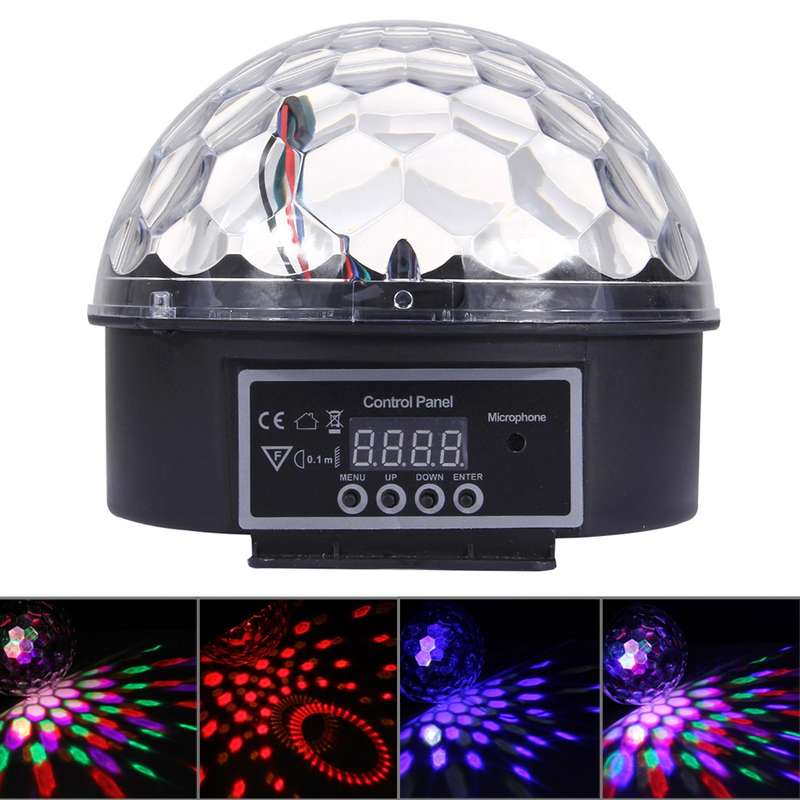 Digital LED RGB Crystal Magic Ball Stage Effect Light , DMX Party Disco DJ Bar Colorful Pattern Ligh