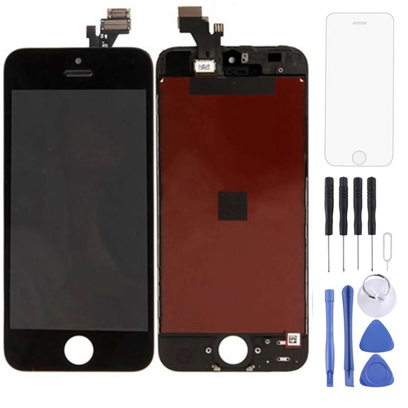 Original LCD Screen with Frame for iPhone 5 (White)