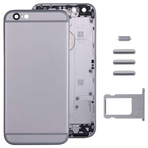 5 in 1 for iPhone 6 (Back Cover + Card Tray + Volume Control Key + Power Button + Mute Switch Vibrat