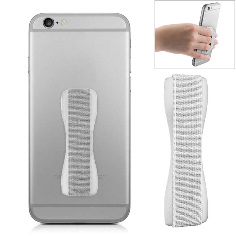 Finger Grip Phone Holder for iPhone, Galaxy, Sony, Lenovo, HTC, Huawei, and other Smartphones(Black)