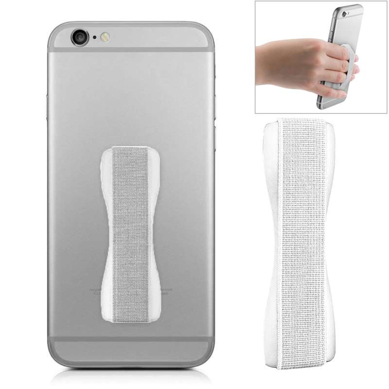 Finger Grip Phone Holder for iPhone, Galaxy, Sony, Lenovo, HTC, Huawei, and other Smartphones(Black)