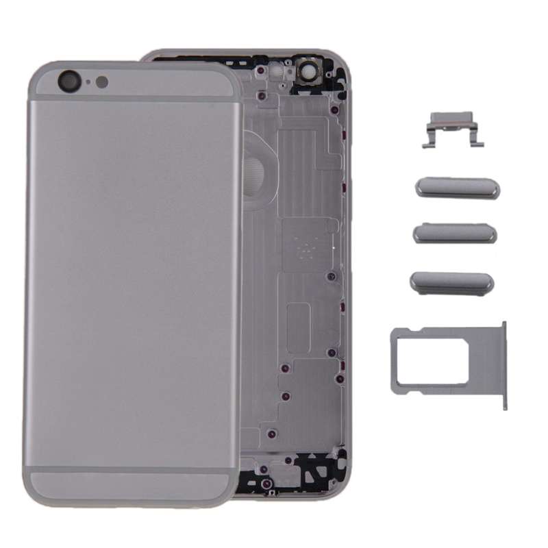 6 in 1 for iPhone 6 Plus (Back Cover + Card Tray + Volume Control Key + Power Button + Mute Switch V
