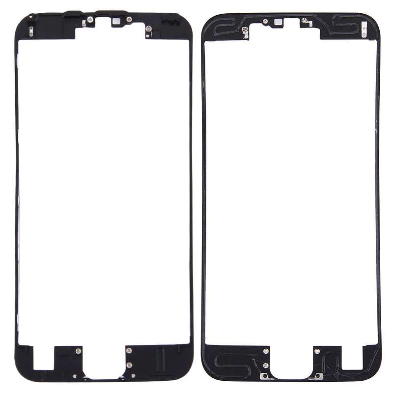 Front Housing LCD Frame for iPhone 6s (Black)