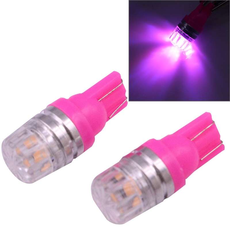 2 PCS T10 1.5W 60LM 1 LED Dark Blue COB LED Brake Light for Vehicles, DC12V(Dark Blue)