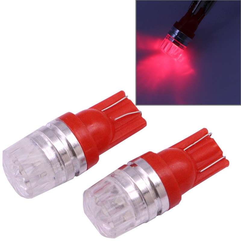 2 PCS T10 1.5W 60LM 1 LED Dark Blue COB LED Brake Light for Vehicles, DC12V(Dark Blue)