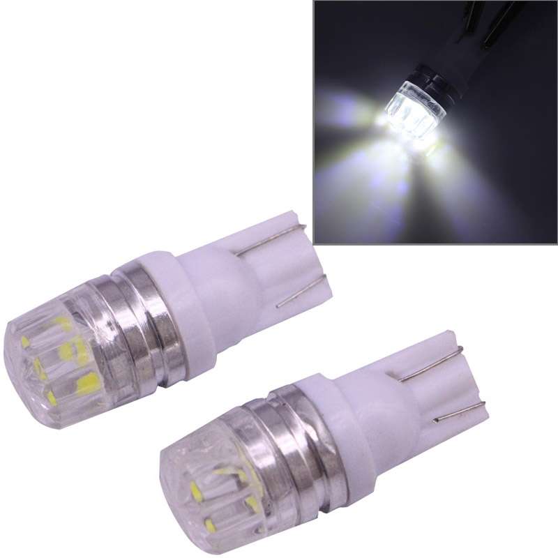 2 PCS T10 1.5W 60LM 1 LED Dark Blue COB LED Brake Light for Vehicles, DC12V(Dark Blue)