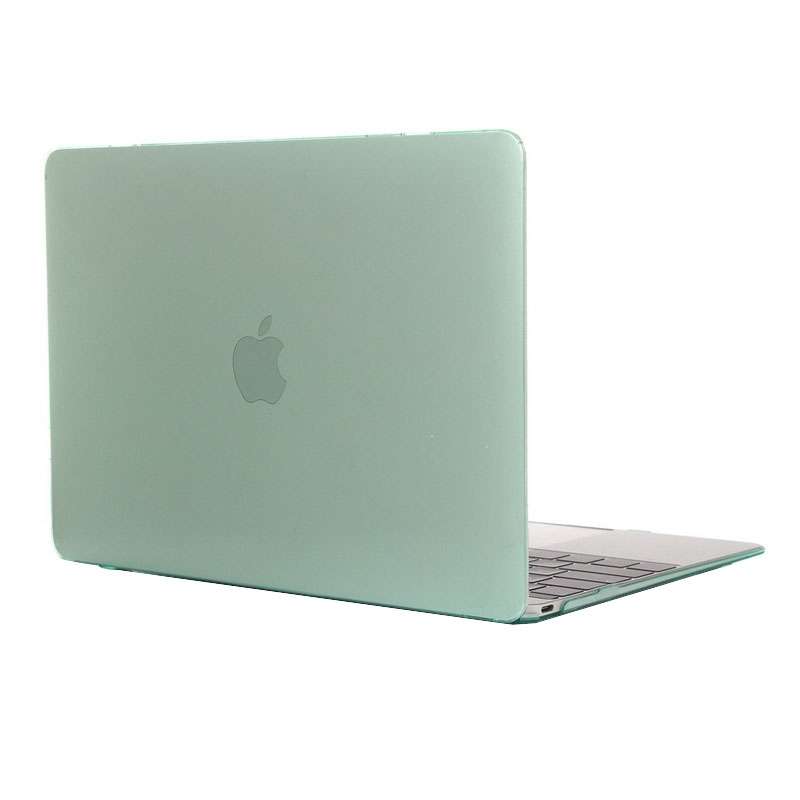 Colored Transparent Crystal Hard Protective Case for Macbook 12 inch(Grey)