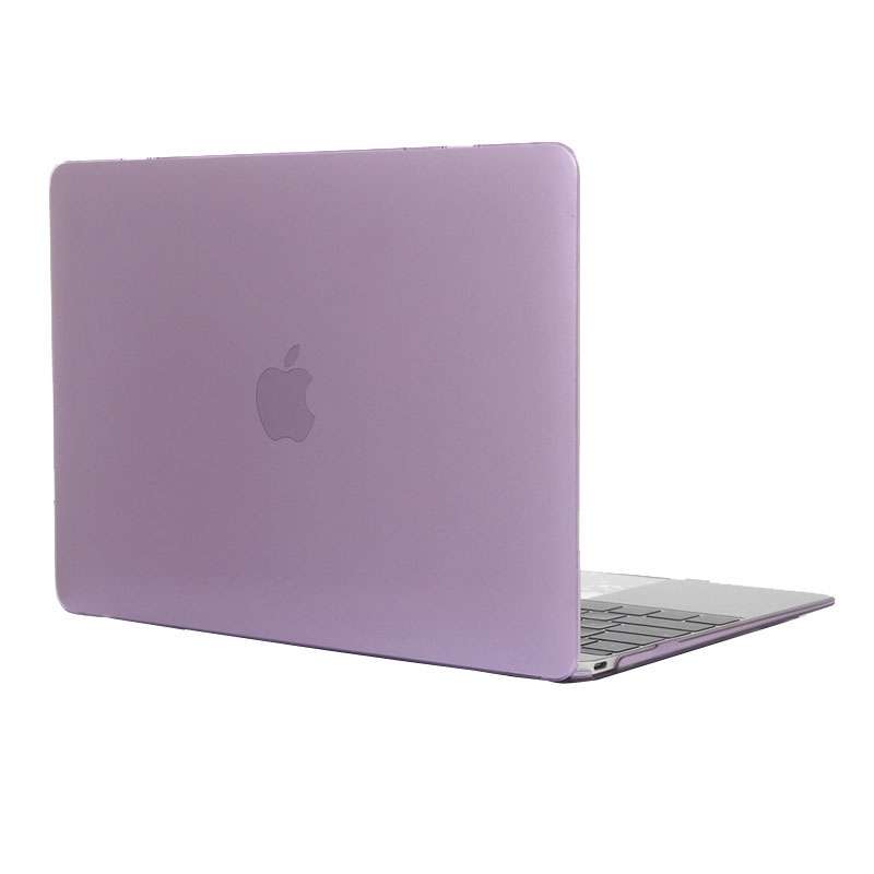 Colored Transparent Crystal Hard Protective Case for Macbook 12 inch(Grey)