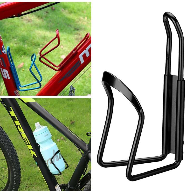 Portable Drinking Cup Water Bottle Cage Holder Bottle Carrier Bracket Stand for Bike(Red)