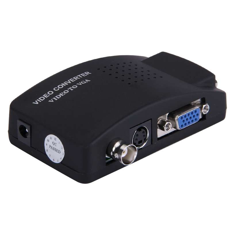 BNC / S-Video to VGA Video Converter(EU Plug)