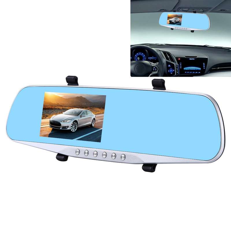 G832 HD 1080P 4.3 inch Screen Display Rearview Mirror Vehicle DVR, Novatek 96223 Programs, 170 Degre