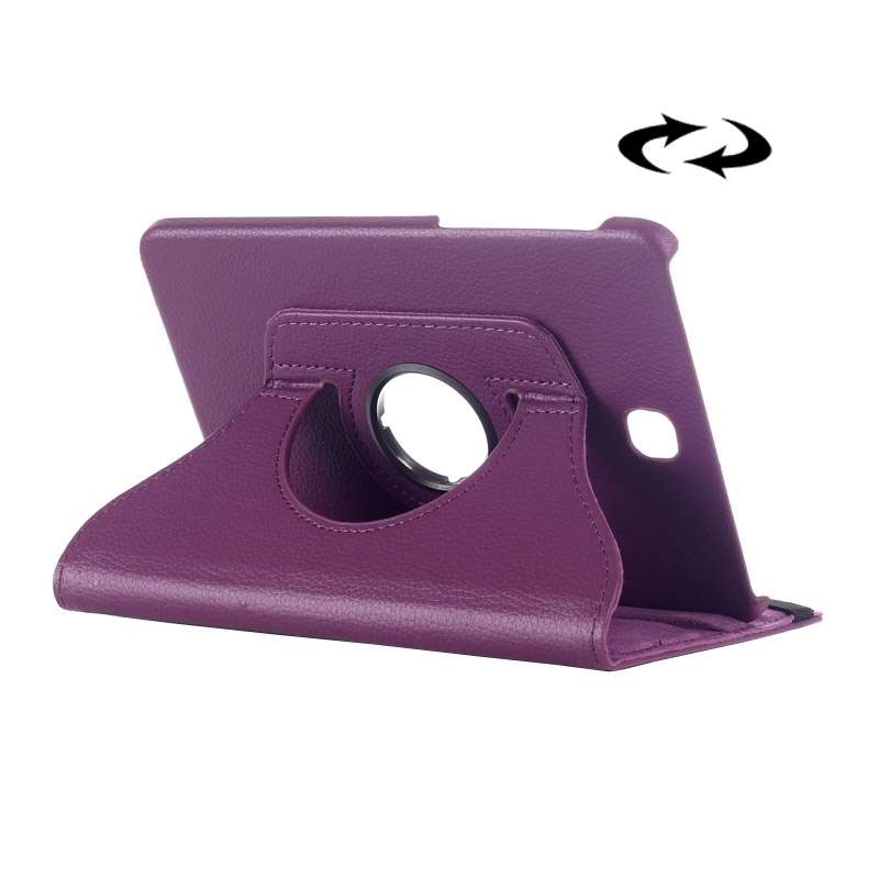 Litchi Texture 360 Degree Rotation Leather Case with multi-functional Holder for Galaxy Tab S2 8.0(W