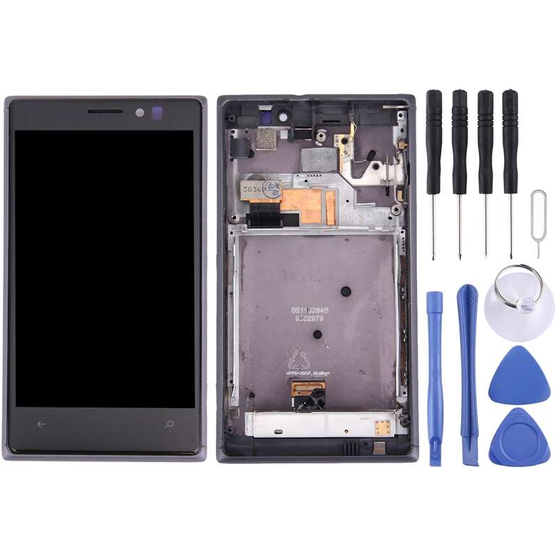 LCD Display + Touch Panel with Frame for Nokia Lumia 925(Black)