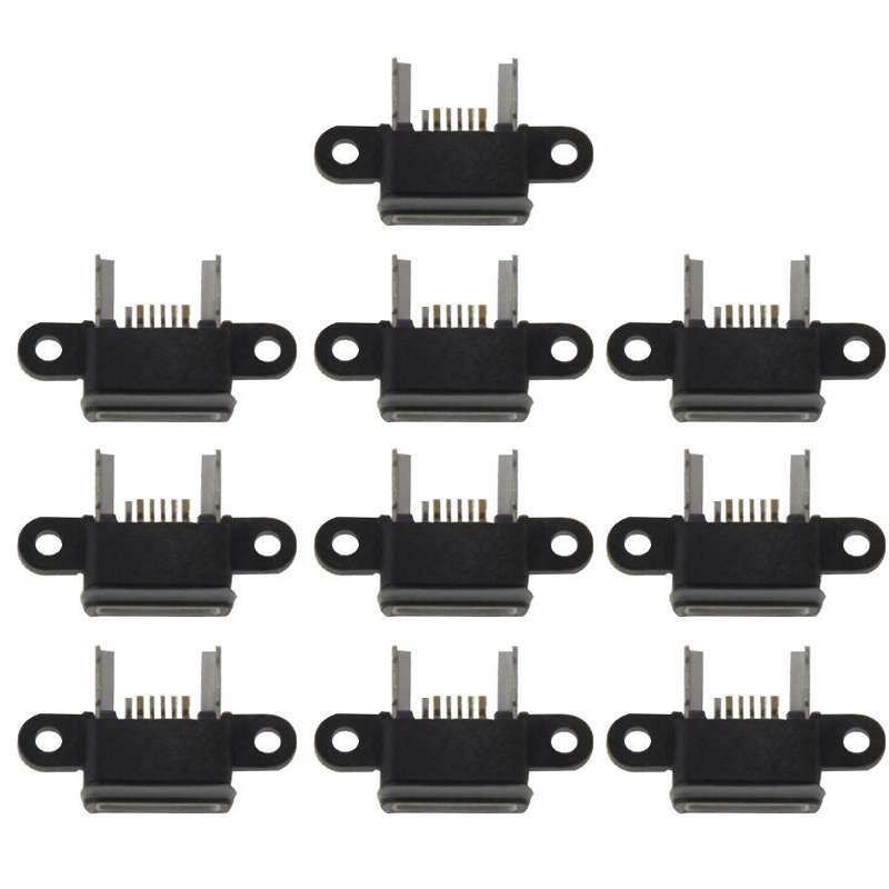 10 PCS Charging Port Dock Connector for Xiaomi Mi 4(White)