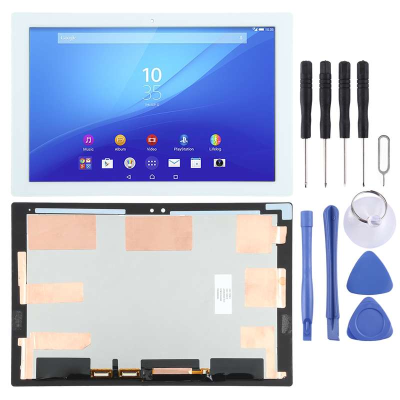 Original LCD Screen for Sony Xperia Z4 Tablet / SGP771 with Digitizer Full Assembly(White)