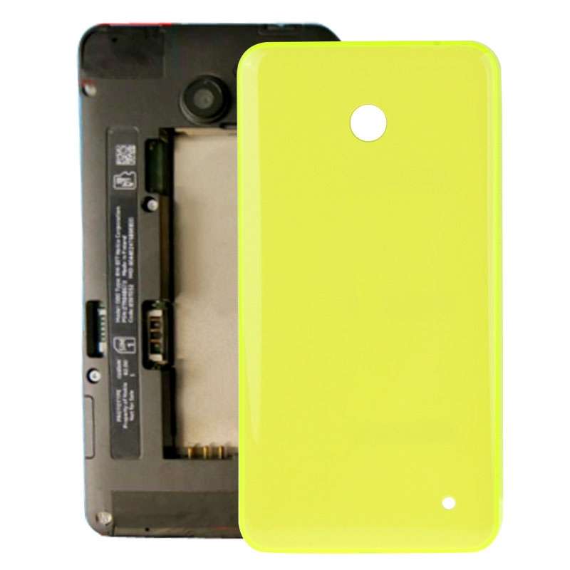 Housing Battery Back Cover + Side Button for Nokia Lumia 635 (Orange)