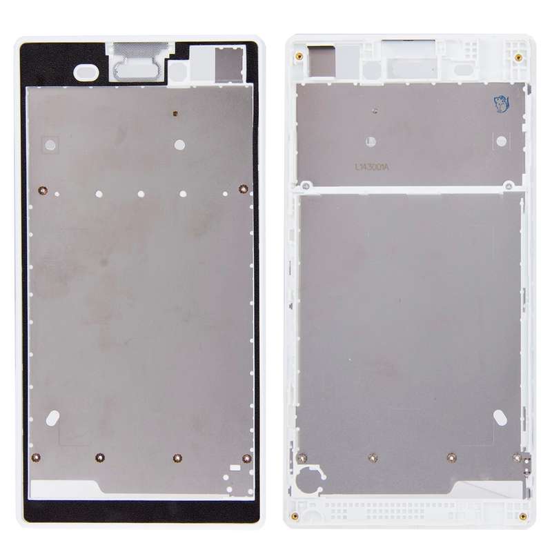 Front Housing with Adhesive Sticker for Sony Xperia T3(Black)