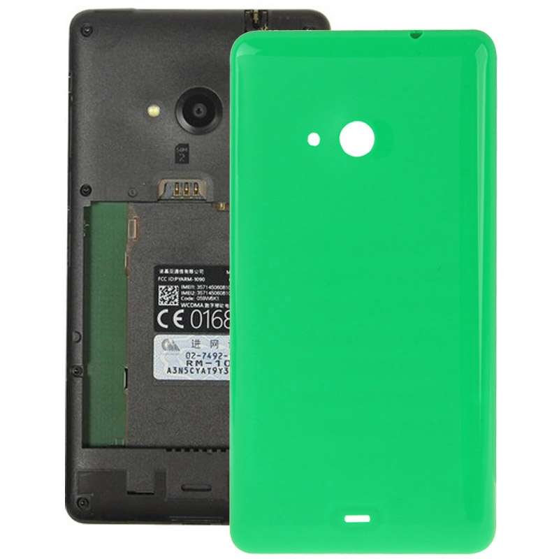 Frosted Surface Plastic Back Housing Cover for Microsoft Lumia 535(Black)