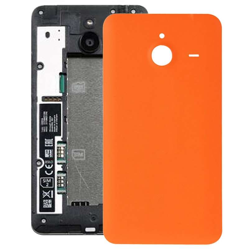 Frosted Surface Plastic Back Housing Cover for Microsoft Lumia 640XL(Black)