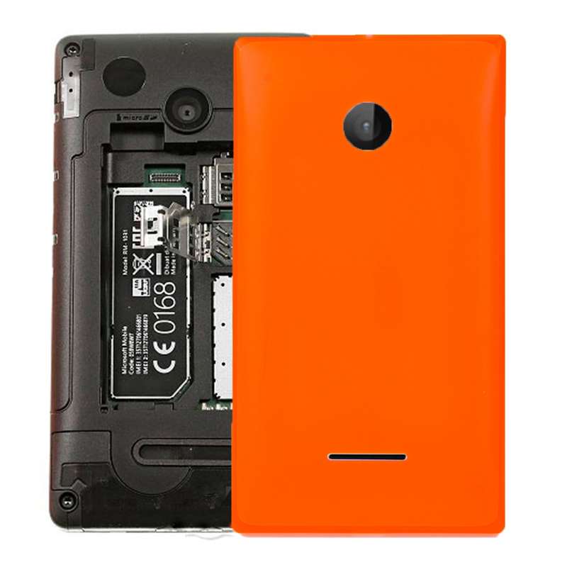 Solid Color Battery Back Cover for Microsoft Lumia 532(Black)