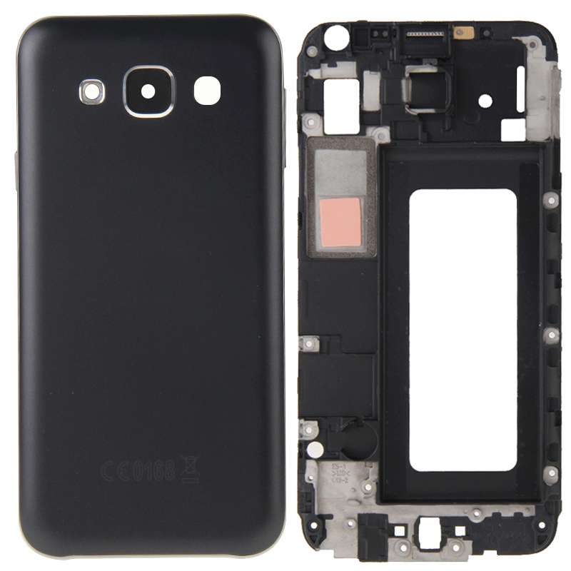 For Galaxy E5 / E500 Full Housing Cover (Front Housing LCD Frame Bezel Plate + Rear Housing Battery