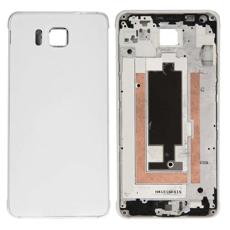 For Galaxy Alpha / G850 Full Housing Cover (Front Housing LCD Frame Bezel Plate + Middle Frame Bezel