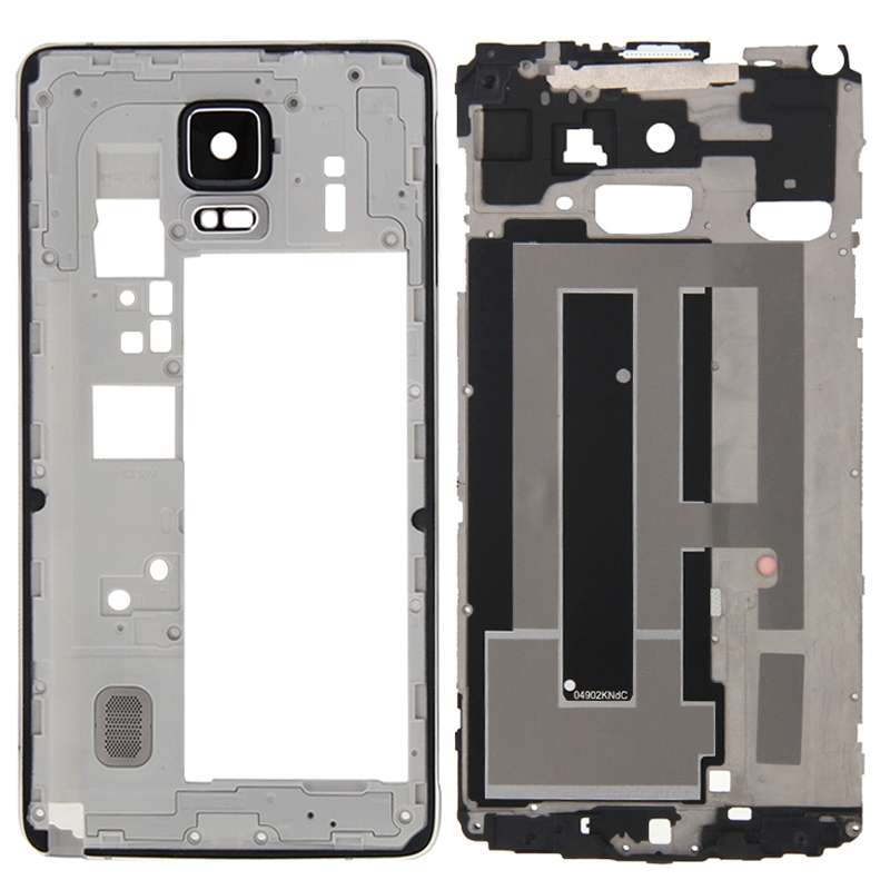 For Galaxy Note 4 / N910F Full Housing Cover (Front Housing LCD Frame Bezel Plate + Middle Frame Bez