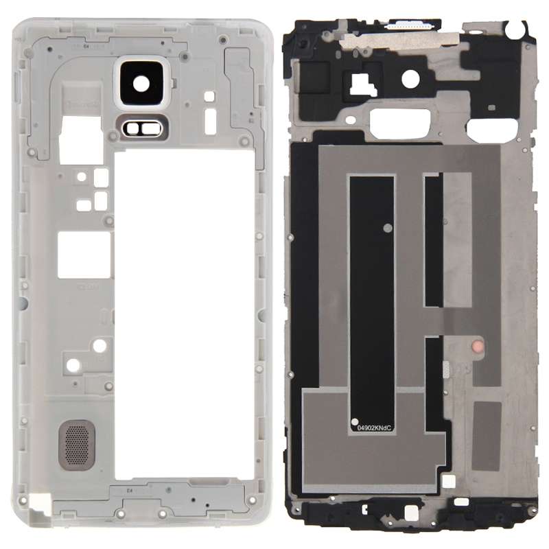 For Galaxy Note 4 / N910F Full Housing Cover (Front Housing LCD Frame Bezel Plate + Middle Frame Bez