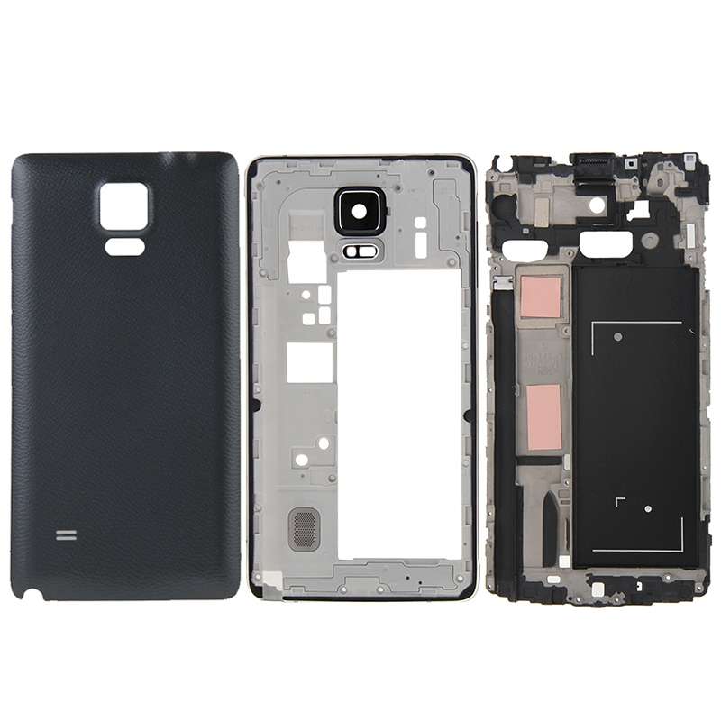 For Galaxy Note 4 / N910F Full Housing Cover (Front Housing LCD Frame Bezel Plate + Middle Frame Bez