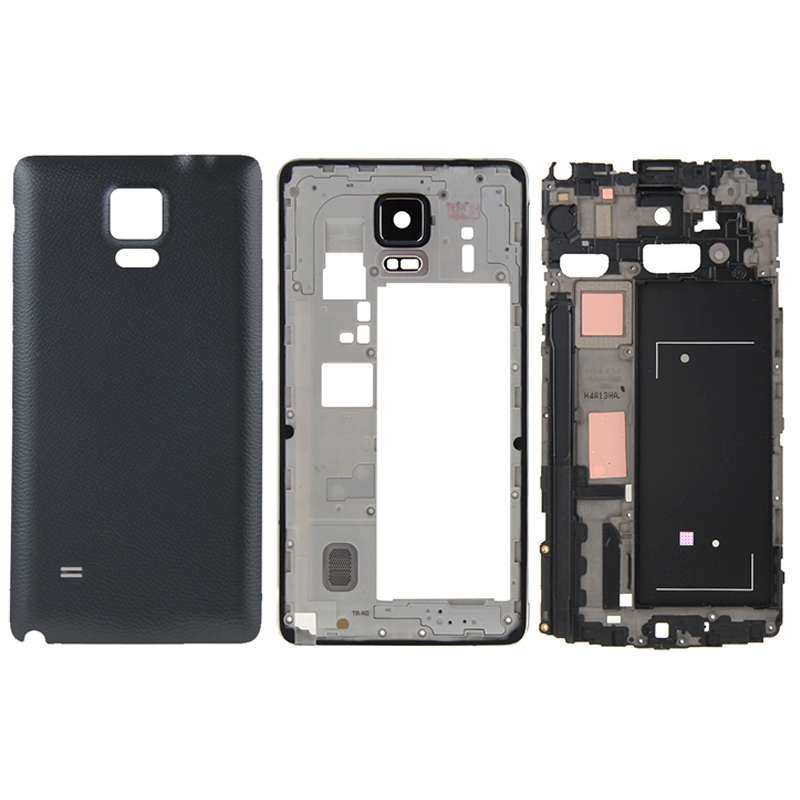For Galaxy Note 4 / N910V Full Housing Cover (Front Housing LCD Frame Bezel Plate + Middle Frame Bez