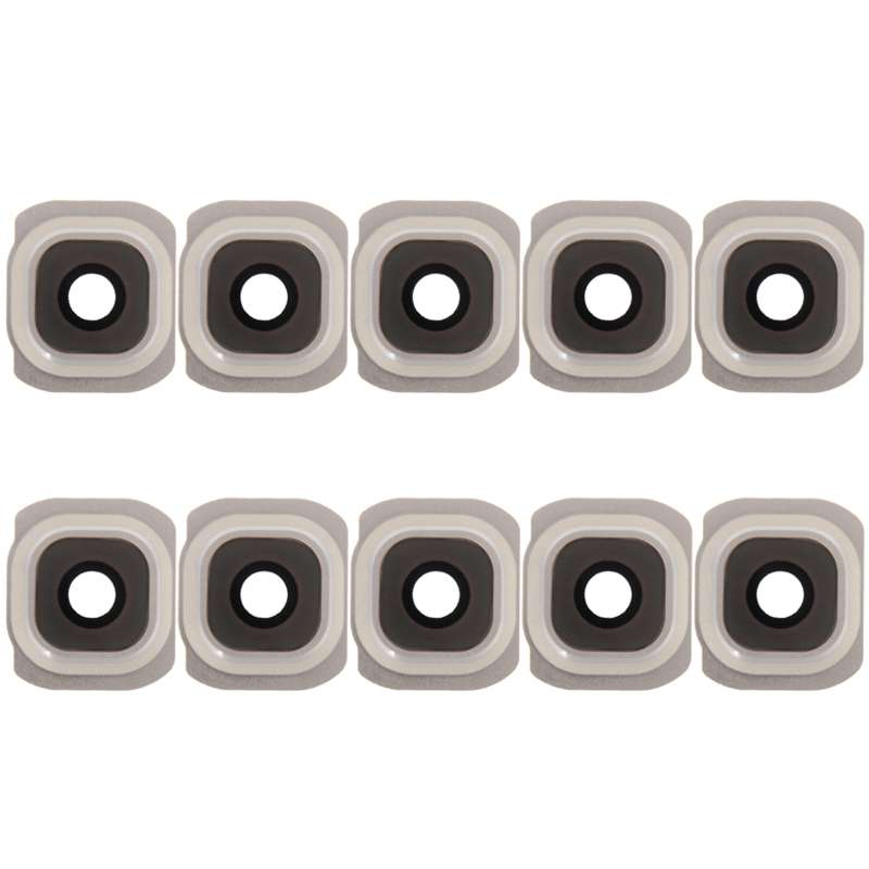 For Galaxy S6 / G920F 10pcs Camera Lens Cover (White)