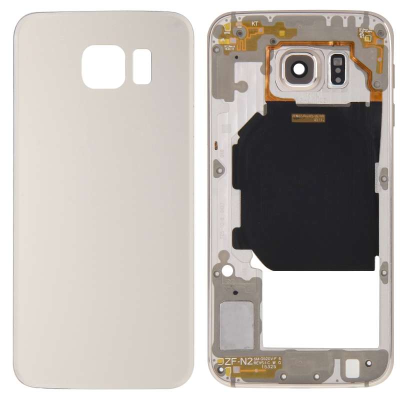 For Galaxy S6 / G920F Full Housing Cover (Back Plate Housing Camera Lens Panel + Battery Back Cover