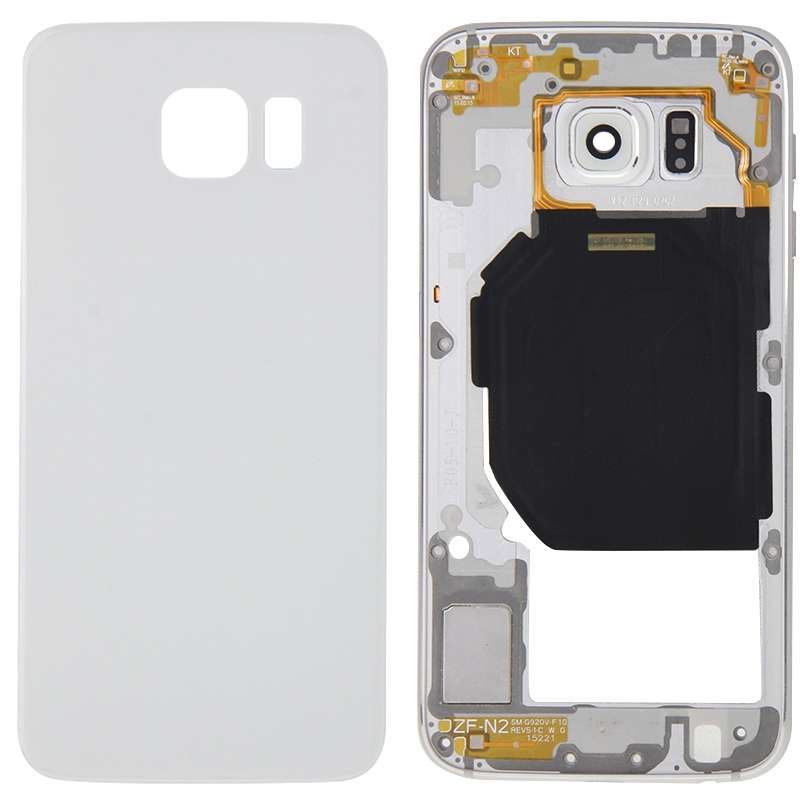 For Galaxy S6 / G920F Full Housing Cover (Back Plate Housing Camera Lens Panel + Battery Back Cover