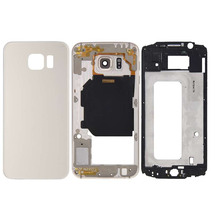 For Galaxy S6 / G920F Full Housing Cover (Front Housing LCD Frame Bezel Plate + Back Plate Housing C