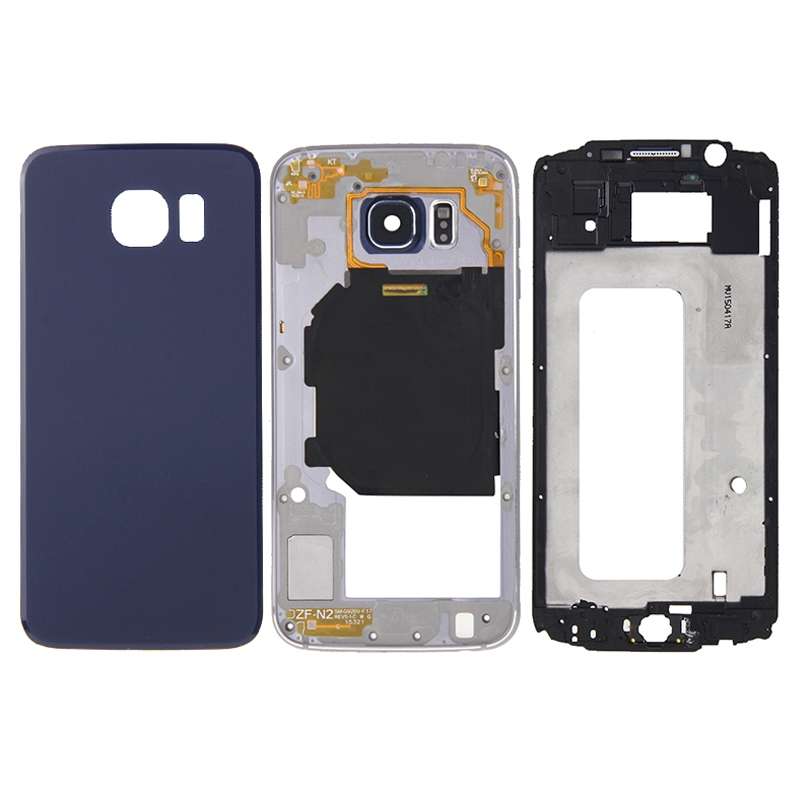 For Galaxy S6 / G920F Full Housing Cover (Front Housing LCD Frame Bezel Plate + Back Plate Housing C
