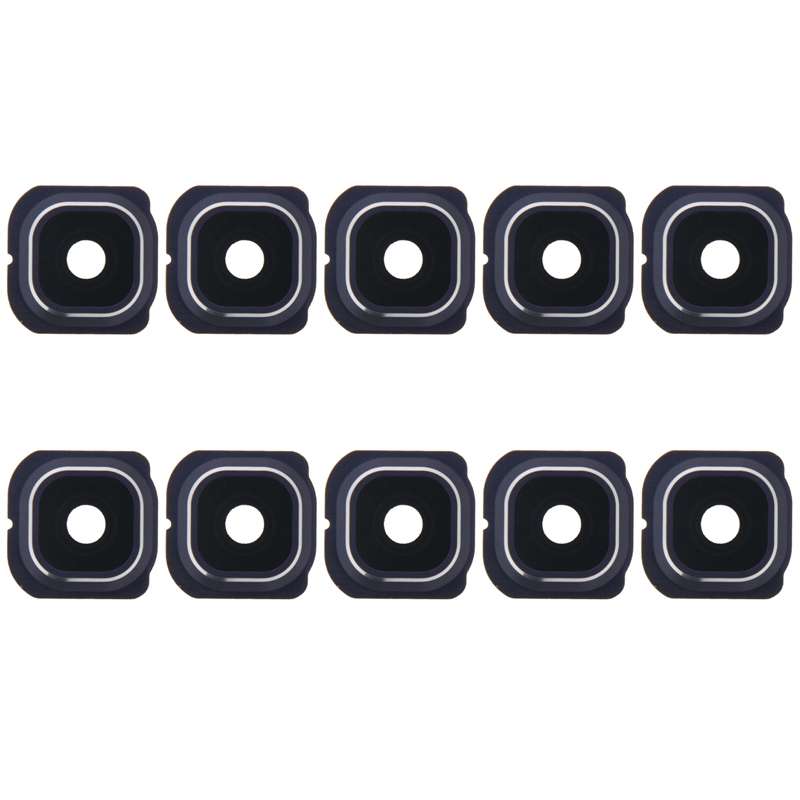 For Galaxy S6 Edge / G925 10pcs Camera Lens Cover with Sticker (White)