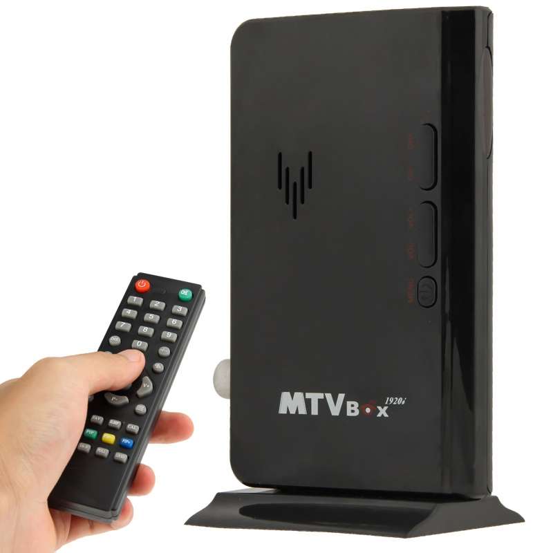 Global Mini LCD TV Receiver Box Digital Computer VGA TV Programs Tuner Receiver Dongle Monitor, Mode