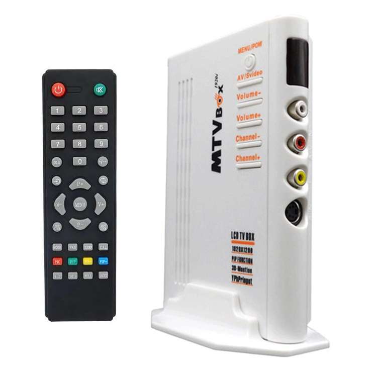 HD LCD TV-Box with Remote Control, TV (PAL-BG+PAL-DK)(Black)