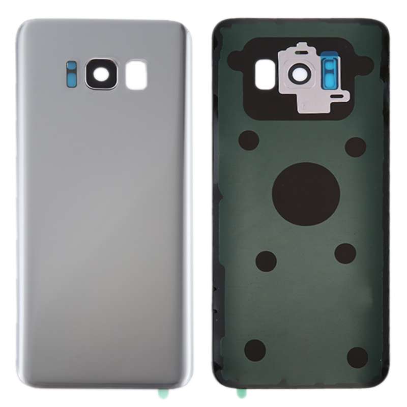For Galaxy S8 / G950 Battery Back Cover with Camera Lens Cover & Adhesive (Orchid Gray)