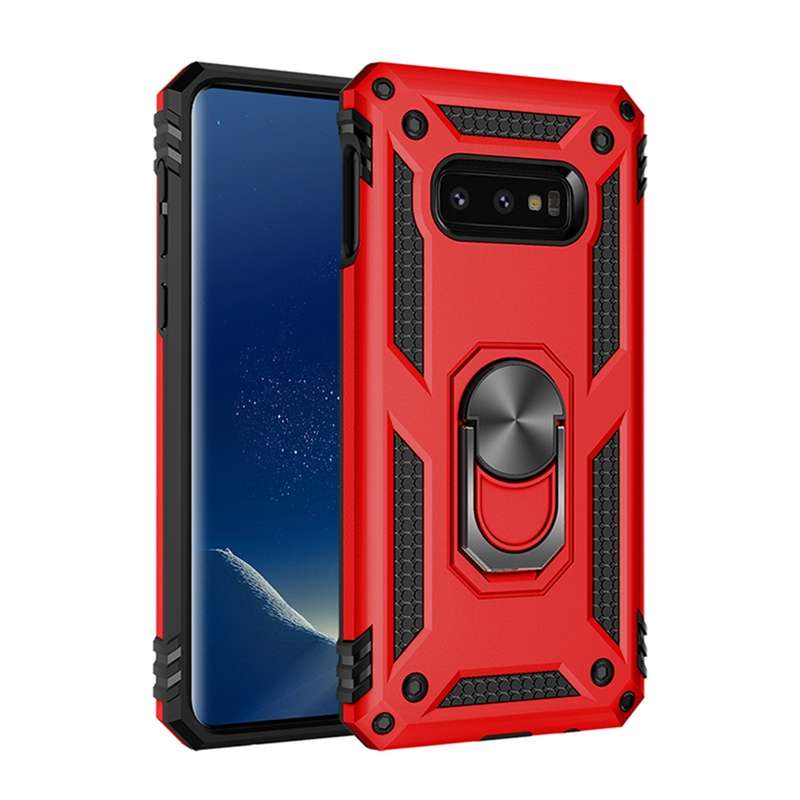 Sergeant Armor Shockproof TPU + PC Protective Case for Galaxy S10e, with 360 Degree Rotation Holder(
